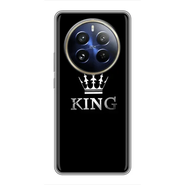 Чехол с принтом «KING» для Realme 12 Pro Plus