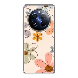 Чохол з принтом «Кольорові квіти» для Realme 12 Pro Plus