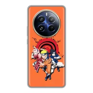 Naruto Anime Чехлы для Реалми 12 Про Плюс (AlphaPrint) (команда Наруто)