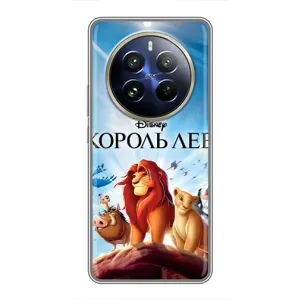 Чехол Король лев на Реалми 12 Про Плюс (Постер Король Лев)