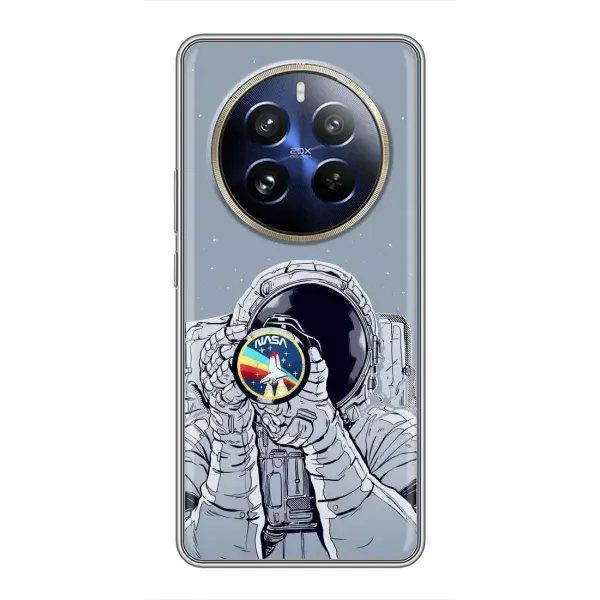 Чехол с принтом «Космонавт фото» для Realme 12 Pro Plus Чехол с принтом «Космонавт фото» для Realme 12 Pro Plus
