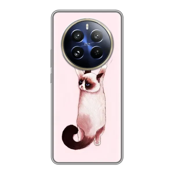 Чехол с принтом «Котик падает» для Realme 12 Pro Plus Чехол с принтом «Котик падает» для Realme 12 Pro Plus