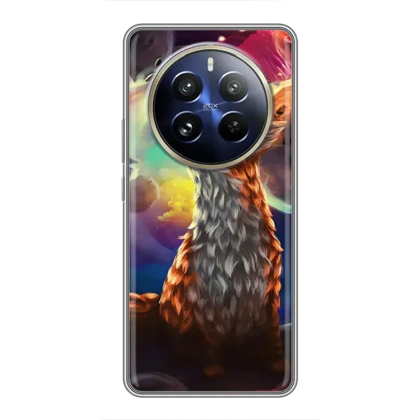 Чехол с принтом «Лисица в космосе» для Realme 12 Pro Plus Чехол с принтом «Лисица в космосе» для Realme 12 Pro Plus