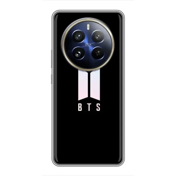 Чехол с принтом «Лого BTS» для Realme 12 Pro Plus Чехол с принтом «Лого BTS» для Realme 12 Pro Plus