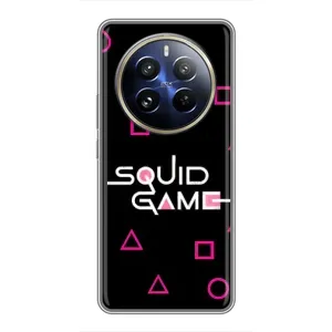 Чехол Гра в кальмара для Realme 12 Pro Plus (Паттерн Игра кальмара)
