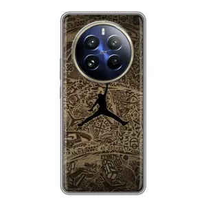 Чехлы для Realme 12 Pro Plus - с картинкой JORDAN (AlphaPrint) (Logo Jordan)