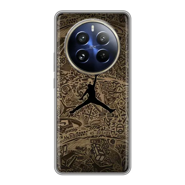 Чехол с принтом «Logo Jordan» для Realme 12 Pro Plus Чехол с принтом «Logo Jordan» для Realme 12 Pro Plus
