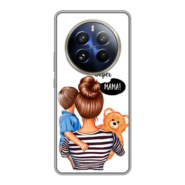 Чехол с принтом «Мама с сыном» для Realme 12 Pro Plus Чехол с принтом «Мама с сыном» для Realme 12 Pro Plus