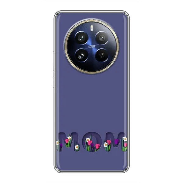 Чохол з принтом «Мама в квітах» для Realme 12 Pro Plus Чохол з принтом «Мама в квітах» для Realme 12 Pro Plus