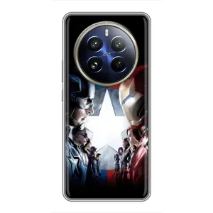 Чехлы с героями Марвел Realme 12 Pro Plus (VPrint) (Марвел стайл)