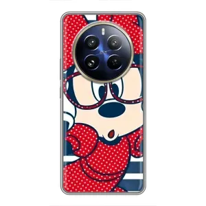 Эксклюзивный чехол для Realme 12 Pro Plus (AlphaPrint - Мультяшные) (Маус в очках)