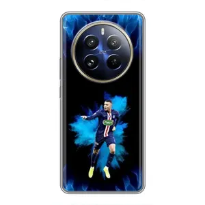 Чехлы Килиан Мбаппе для Realme 12 Pro Plus (Мбаппе в огне)