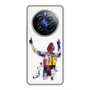Чехлы Месси для Realme 12 Pro Plus (AlphaPrint) (Messi Barca)