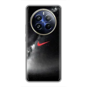 Чехол для Realme 12 Pro Plus - с принтом Найк (AlphaPrint) (Найк красный)
