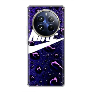 Чехол для Realme 12 Pro Plus - с принтом Найк (AlphaPrint) (Найк принт)