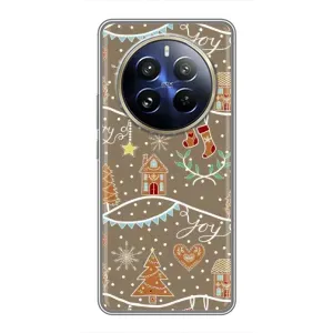 Новогодние, Праздничные Чехлы для Realme 12 Pro Plus - 2024 год (Новогодние пряники)