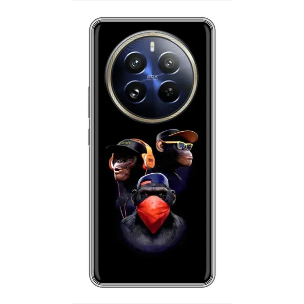 Чохол з принтом «Три мавпи» для Realme 12 Pro Plus Чохол з принтом «Три мавпи» для Realme 12 Pro Plus