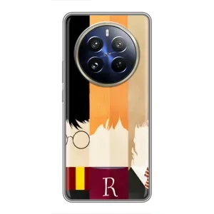 Чехлы с Гарри Поттером для Realme 12 Pro Plus (AlphaPrint) (обложка Гарри Поттера)
