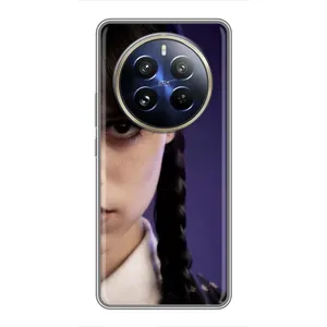 Чехол с дизайном Венздей 2 на Realme 12 Pro Plus (Загадочный взгляд Уэнздей)