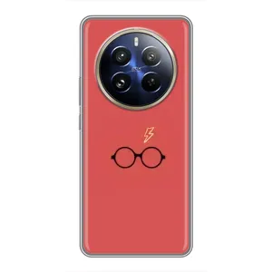 Чехлы с Гарри Поттером для Realme 12 Pro Plus (AlphaPrint) (шрам и очки)