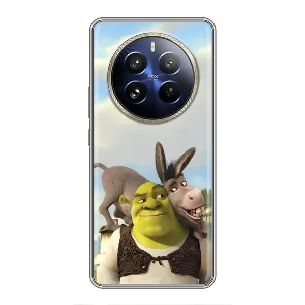 Чохол з принтом «Шрек та Осел» для Realme 12 Pro Plus