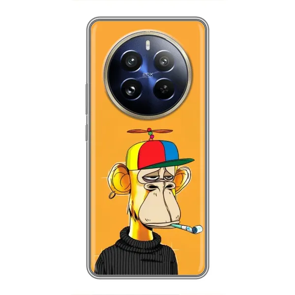 Чехол с принтом «Скучающая Обезьяна NFT» для Realme 12 Pro Plus