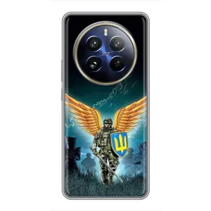 Чехлы с картинкой ЗСУ для Realme 12 Pro Plus (AlphaPrint) (Солдат ЗСУ)