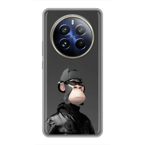 Чехол с принтом «стильная обезьяна NFT» для Realme 12 Pro Plus