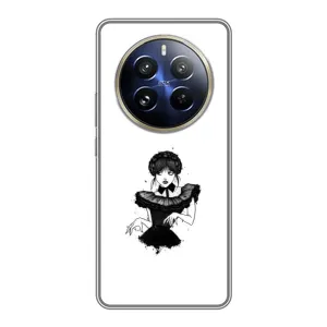 Чехлы Венсдей на Realme 12 Pro Plus Уэнсдей (AlphaPrint) (танец Уэнздей)