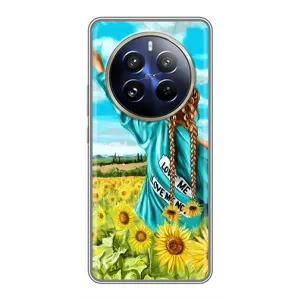 Чехол для Патриота Украины Realme 12 Pro Plus - (AlphaPrint) (Украиночка)