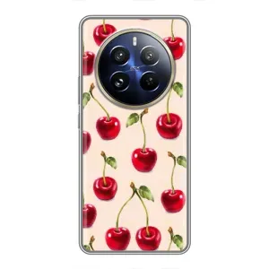 Чехлы с Фруктами для Realme 12 Pro Plus (VPrint) (Вишня)