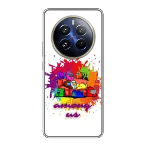 Чехол Амонг Ас для Realme 12 Pro Plus (AlphaPrint) (Яркий АмонгАс)
