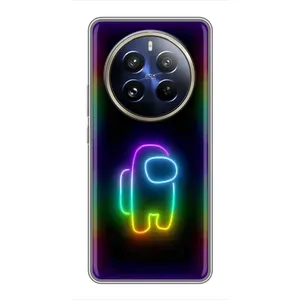 Чехол Амонг Ас для Realme 12 Pro Plus (AlphaPrint) (Яркий скин)