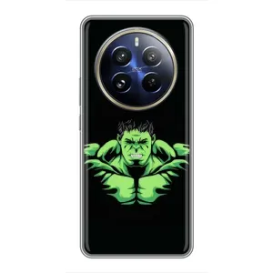 Чехлы с героями Марвел Realme 12 Pro Plus (VPrint) (Зелёный Халк)
