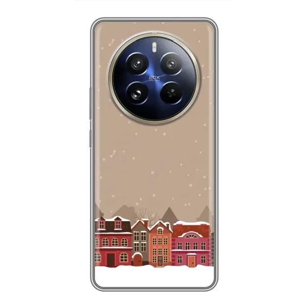 Чехол с принтом «Зимний город» для Realme 12 Pro Plus Чехол с принтом «Зимний город» для Realme 12 Pro Plus