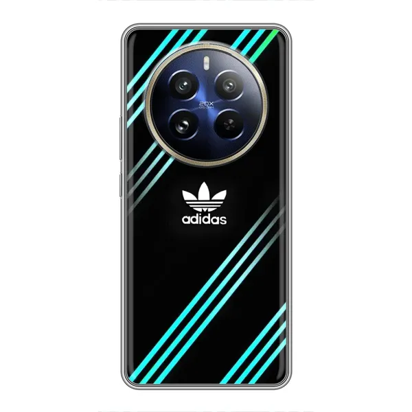 Чехол с принтом «Адидас с полосами» для Realme 12 Pro