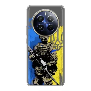 Чехлы с картинкой ЗСУ для Realme 12 Pro (AlphaPrint) (АРТ солдат)