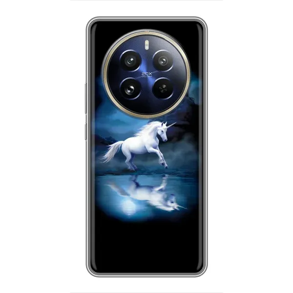 Чехол с принтом «Единорог» для Realme 12 Pro