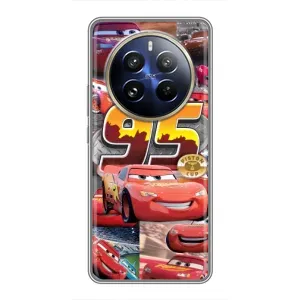 Силиконовый чехол Маквин для Realme 12 Pro (Коллаж Молния Маквин)
