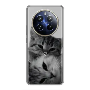 Чехол с принтом «Пара котов» для Realme 12 Pro