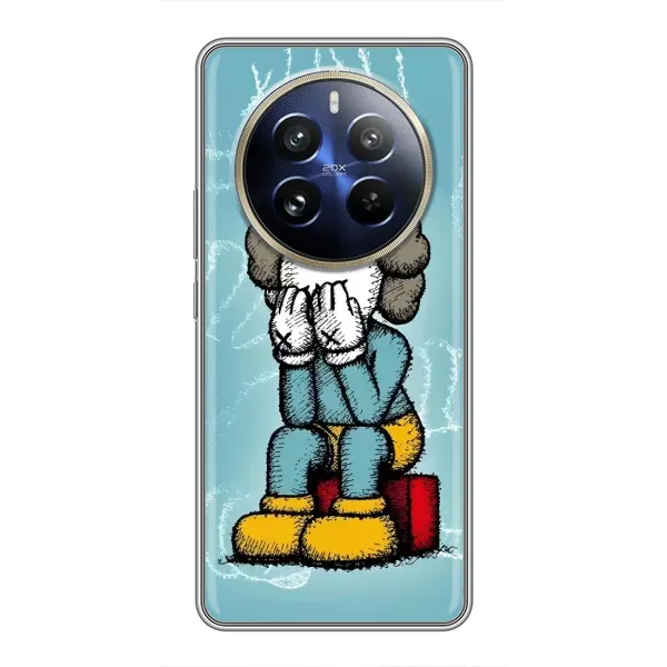 Чехол с принтом «Плач Bearbrick» для Realme 12 Pro