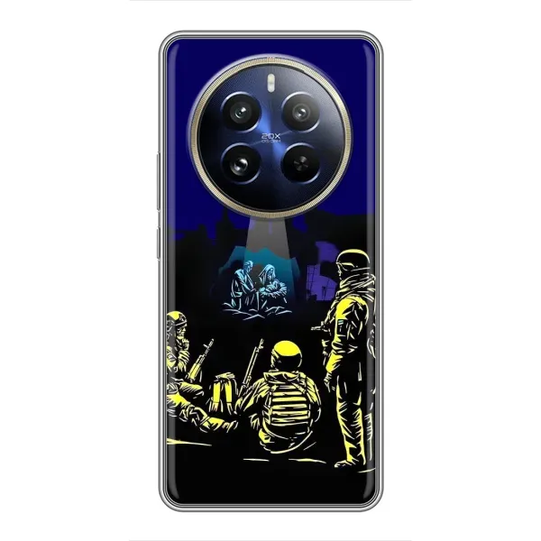 Чехол с принтом «Рождество в Украине» для Realme 12 Pro