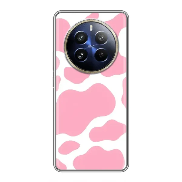 Чехол с принтом «Розовый принт» для Realme 12 Pro