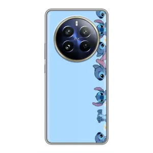 Чехол с принтом Стич на Realme 12 Pro (Стич фон)