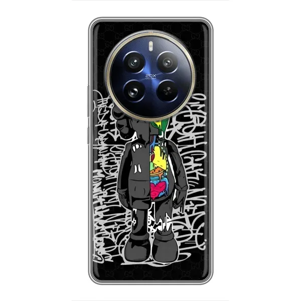 Чехол с принтом «Стиль Bearbrick» для Realme 12 Pro