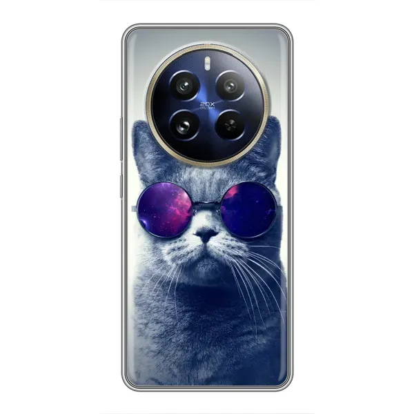 Чехол с принтом «Стильный кот» для Realme 12 Pro