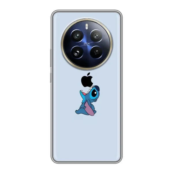 Чехол с принтом «Stitch apple» для Realme 12 Pro