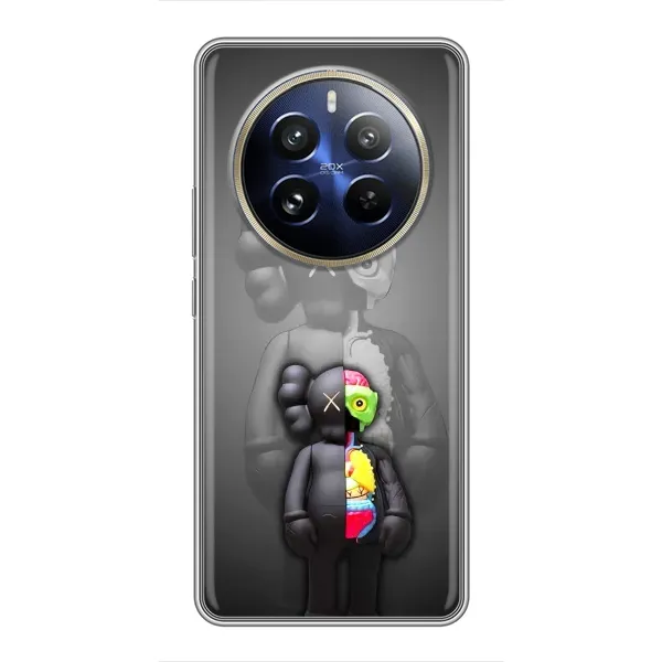 Чехол с принтом «Тело Bearbrick» для Realme 12 Pro
