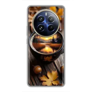 Чехол с принтом «Темный кофе» для Realme 12 Pro