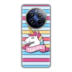 Чохол для РеалМi 12 Про - (Єдинорожки - Новинки) (AlphaPrint) (Unicorn)